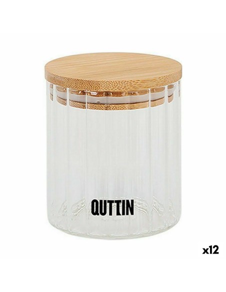 Jar Quttin Borosilicate Glass 500 ml (12 Units) | Tienda24 Tienda24.eu