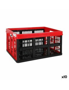 Set de basket DKD Home Decor Blanc Noir Plastique Boho 56 x 56 x 60 cm 52 x 52 x 60 cm | Tienda24 Tienda24.eu