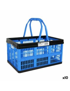 Basket Circular Black Metal (2 pcs) | Tienda24 Tienda24.eu