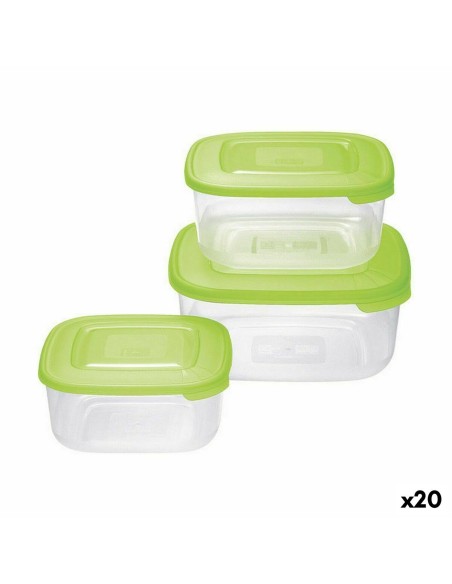 Lunchbox-Set Tontarelli Family karriert 3 Stücke (20 Stück) | Tienda24 Tienda24.eu