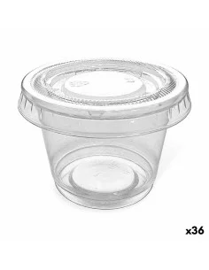 Set of reusable bowls Algon Sauces 10 Pieces Plastic 30 ml (36 Units) by Algon, Take away containers - Ref: S2232355, Price: ...