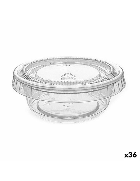 Set of reusable bowls Algon Sauces 10 Pieces Plastic 45 ml (36 Units) | Tienda24 Tienda24.eu