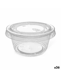 Set of reusable bowls Algon Sauces 10 Pieces Plastic 45 ml (36 Units) | Tienda24 Tienda24.eu