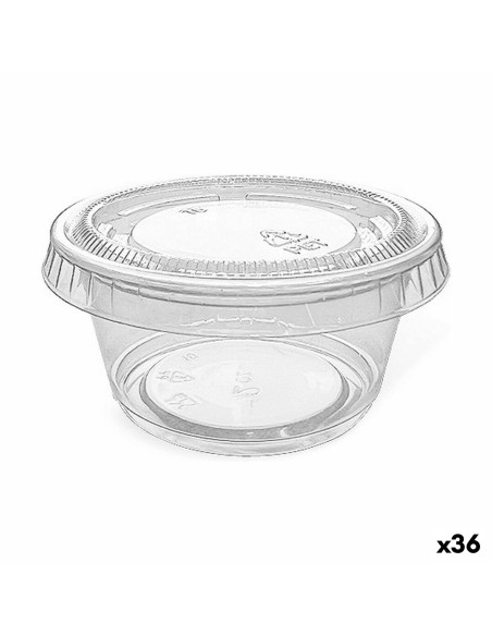 Mehrweg-Schalen-Set Algon Saucen 10 Stücke Kunststoff 60 ml (36 Stück) | Tienda24 Tienda24.eu