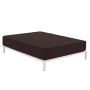 Lenzuolo con angoli aderenti Alexandra House Living Marrone Cioccolato 90 x 200 cm di Alexandra House Living, Lenzuola e fede...