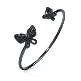 Bracelete Folli Follie Borboletas Prata esterlina (Ø 55 mm) de Folli Follie, Braceletes - Ref: S0349938, Preço: 34,61 €, Desc...