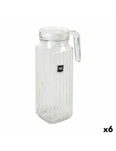 Transparenter Glaskrug LAV LV-TRU140 PK0001RP (6 Stück) (1400 ml) | Tienda24 Tienda24.eu