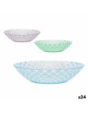 Assiette creuse La Mediterránea Plastique 20 x 20 x 4,5 cm (24 Unités) | Tienda24 Tienda24.eu