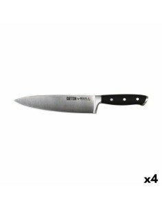 Cuchillo de Cocina Mármol 2,5 x 24 x 2,5 cm Negro Acero Inoxidable Plástico (12 Unidades) | Tienda24 Tienda24.eu