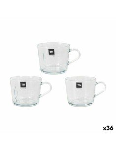 Mug Transparent Borosilicate Glass 270 ml (24 Units) | Tienda24 Tienda24.eu