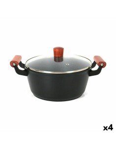 Casserole avec Couvercle en Verre Quttin 2,2 L (4 Unités) | Tienda24 Tienda24.eu