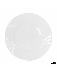 Flat Plate Ariane Terra Blue Ceramic Ø 21 cm (12 Units) | Tienda24 Tienda24.eu