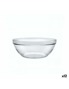 Dessert dish Luminarc Harena White Glass (19 cm) (24 Units) | Tienda24 Tienda24.eu