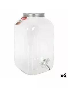 Getränkedispenser Home ESPRIT Schwarz Metall Kristall 3,5 L 34 x 18 x 46 cm | Tienda24 Tienda24.eu