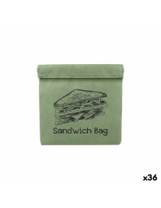 Set di Sacchetti Riutilizzabili per Alimenti Quttin Porta Panino TNT (Non Woven) 3 Pezzi 18 x 18 cm (36 Unità) da Quttin, Con...