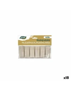 Tooth Picks Algon Wood 600 Pieces (18 Units) | Tienda24 Tienda24.eu