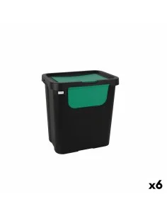 Poubelle recyclage Tontarelli Vert 45 L (6 Unités) | Tienda24 Tienda24.eu