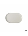 Vassoio per aperitivi La Mediterránea Ivory Ovale 25 x 15 x 2,2 cm (18 Unità) da La Mediterránea, Piatti e teglie - Ref: S223...