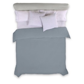 Housse de Couette Alexandra House Living Acier Gris acier 150 x 220 cm de Alexandra House Living, Couettes et housses de coue...