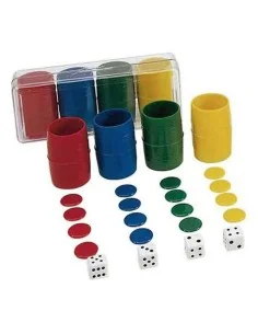 Bicchierini con Fiches di Parcheesi Cayro da Cayro, Giochi a gettoni - Ref: S2400956, Precio: €6.18, Descuento: %