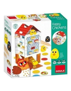 Gioco di Abilità per Bambini HAPPY CHICKEN Goula 53170 da Goula, Cubi, piramidi e anelli componibili - Ref: S2403449, Precio:...