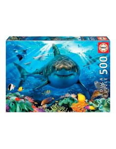 Puzzle White Shark Educa (500 pcs) da Educa, Puzzle classici - Ref: S2403713, Precio: 11,63 €, Descuento: %