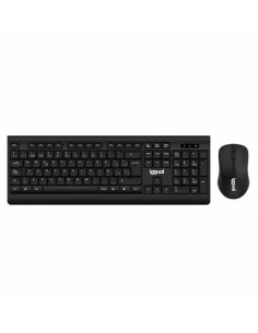 Keyboard and Wireless Mouse Kensington Black Spanish Qwerty QWERTY | Tienda24 Tienda24.eu