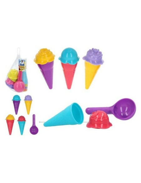 Beach toys set Ice Cream Colorbaby Color Beach (9 pcs) | Tienda24 Tienda24.eu