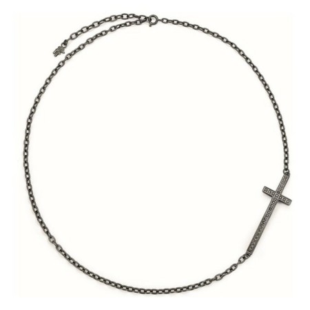 Collana Donna Folli Follie 3N14T019KK_Plata Negra 45 cm | Tienda24 - Global Online Shop Tienda24.eu