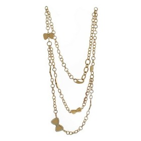 Ladies' Necklace Folli Follie 3N14T020KK_Plata Negra 90 cm | Tienda24 - Global Online Shop Tienda24.eu