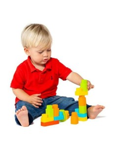 Blocs de construction Color Block Valise Voiture de police 30 Pièces (2 Unités) | Tienda24 Tienda24.eu