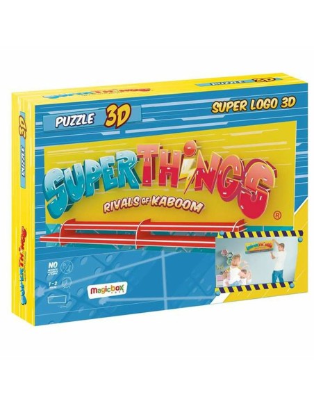 3D Puzzle SuperThings 3D Superlogo 80 x 31 x 7,6 cm (80 x 31 x 7 cm) | Tienda24 Tienda24.eu