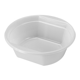 Set of reusable bowls Algon Circular White Plastic 500 ml 6