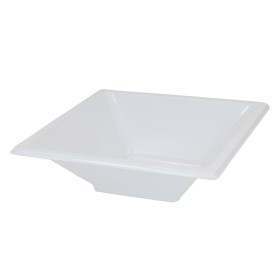Set of reusable bowls Algon 250 ml Squared White Plastic 12