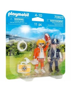 Playset Playmobil 70823 Doctor Policía 70823 (11 pcs) de Playmobil, Playsets de figuras de juguete - Ref: S2415278, Precio: €...