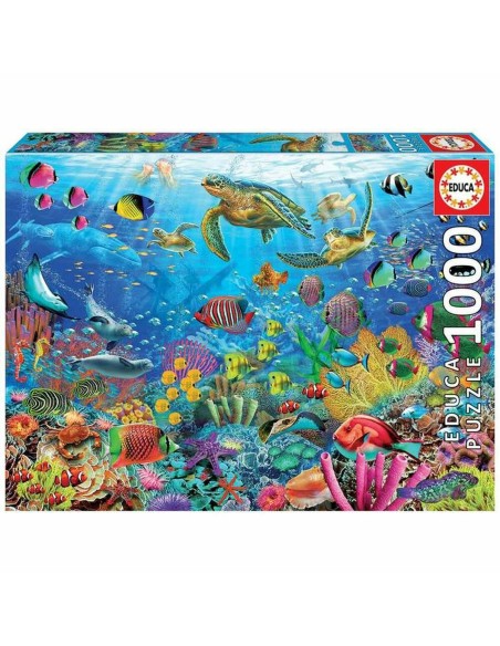 Puzzle Educa Turtles in Paradise 1000 pcs da Educa, Puzzle classici - Ref: S2415823, Precio: 13,04 €, Descuento: %