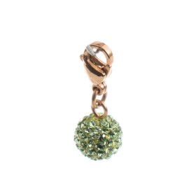 Perle de verre Folli Follie 3P16FAVER Vert 2 cm de Folli Follie, Charms et perles - Réf : S0357444, Prix : 12,46 €, Remise : %