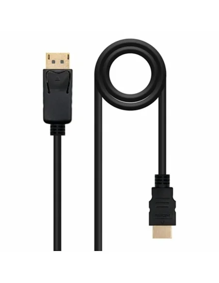 Adaptador DisplayPort para HDMI NANOCABLE 10.15.4300 0,5 m | Tienda24 Tienda24.eu