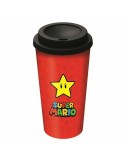 Vaso con Tapa Super Mario 01379 (520 ml) | Tienda24 Tienda24.eu