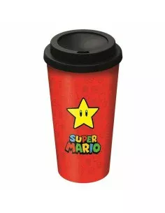 Vaso con Tapa Super Mario 01379 (520 ml) de Super Mario, Vasos para té y café - Ref: S2417530, Precio: €13.52, Descuento: %