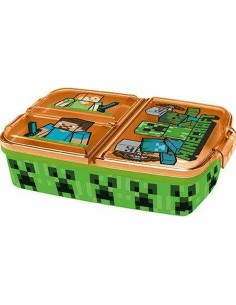 Lunch box 5five 18,5 x 12,5 x 6 cm Crystal Blue Multicolour 800 ml | Tienda24 Tienda24.eu