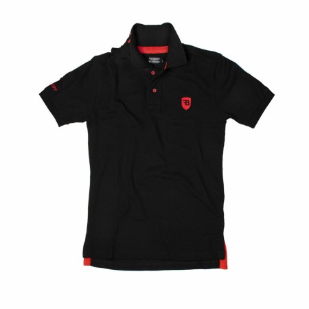 Polo a Maniche Corte Uomo Bobroff Nero di Bobroff, Polo - Rif: S0360120, Prezzo: 15,13 €, Sconto: %