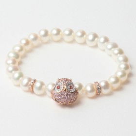 Ladies' Bracelet Lancaster JLA-BR-OWL-2-WH 16 mm by Lancaster, Bracelets - Ref: S0361235, Price: 19,92 €, Discount: %