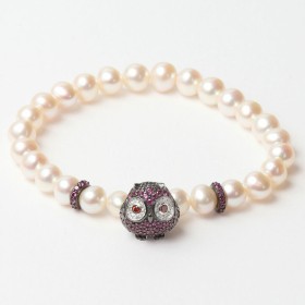 Bracelet Femme Lancaster JLA-BR-OWL-5-WH 16 mm de Lancaster, Bracelets - Réf : S0361240, Prix : 19,92 €, Remise : %