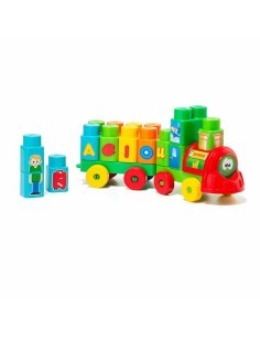 Blocs de construction Color Block Valise Voiture de police 30 Pièces (2 Unités) | Tienda24 Tienda24.eu