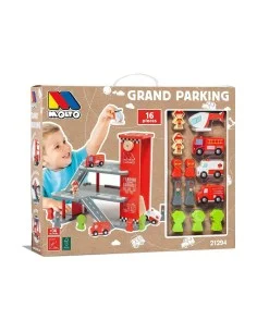 Car park with Cars Speed & Go 37 x 29 x 25 cm (4 Units) | Tienda24 Tienda24.eu