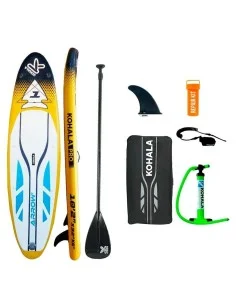 Inflatable Paddle Surf Board with Accessories Kohala Arrow 1 Yellow (310 x 81 x 15 cm) by BigBuy Fun, Inflatable Boards - Ref...