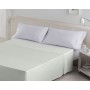 Sábana Encimera Alexandra House Living Blanco 190 x 280 cm de Alexandra House Living, Sábanas y fundas de almohada - Ref: D16...