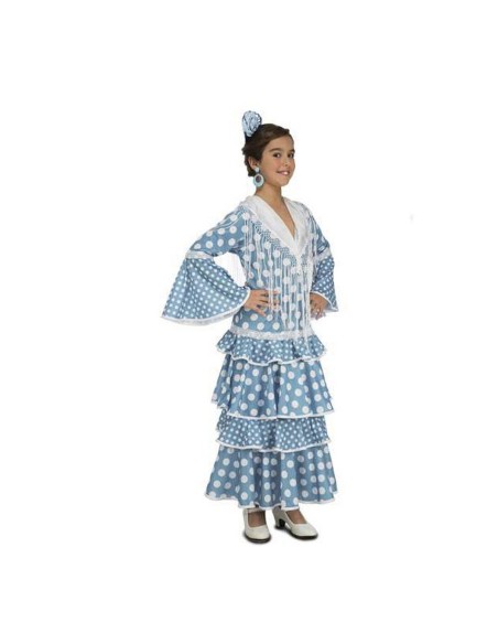 Verkleidung für Kinder My Other Me Guadalquivir Blau Flamenco-Tänzerin | Tienda24 Tienda24.eu