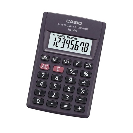 Calcolatrice Casio HL-4A Grigio Resina 8 x 5 cm | Tienda24 - Global Online Shop Tienda24.eu